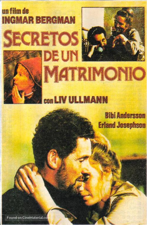 Scener ur ett &auml;ktenskap - Spanish Movie Cover