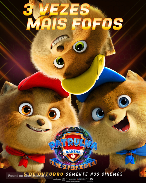 PAW Patrol: The Mighty Movie - Brazilian Movie Poster