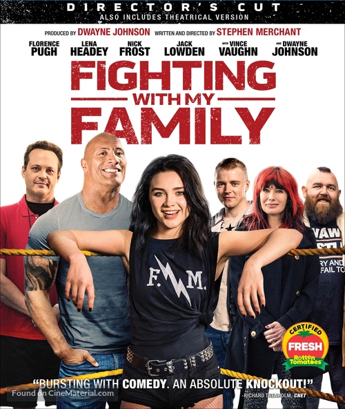 Fighting with My Family - Blu-Ray movie cover