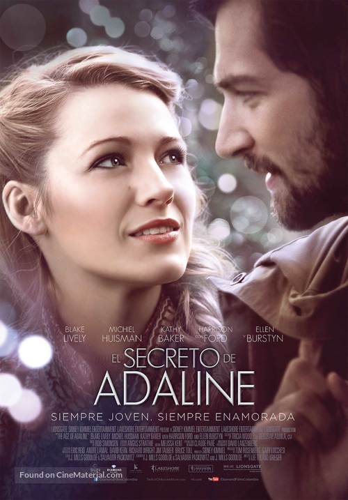 The Age of Adaline - Colombian Movie Poster