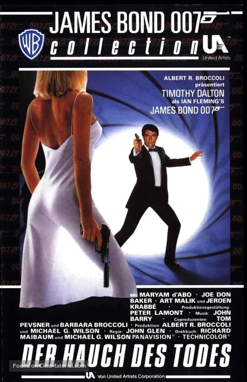 The Living Daylights - German VHS movie cover