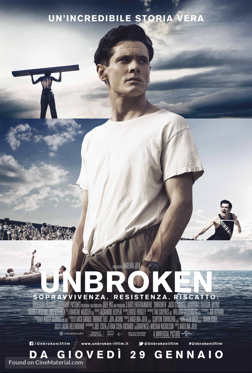 Unbroken - Italian Movie Poster