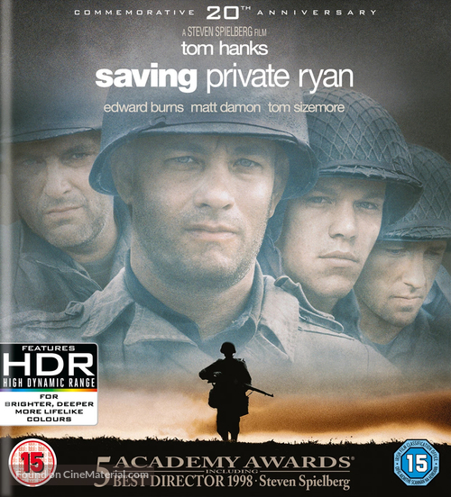 Saving Private Ryan - British Movie Cover