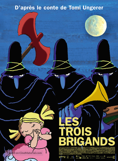 Die drei R&auml;uber - French Movie Poster