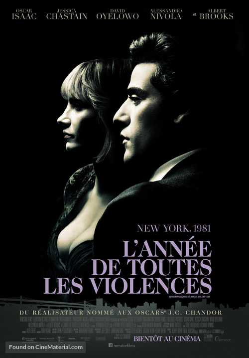 A Most Violent Year - Canadian Movie Poster