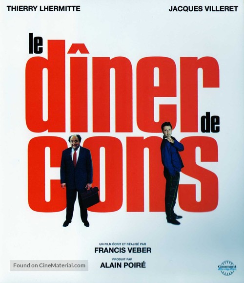 Le d&icirc;ner de cons - French Blu-Ray movie cover