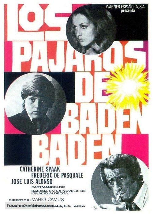 P&aacute;jaros de Baden-Baden, Los - Spanish Movie Poster