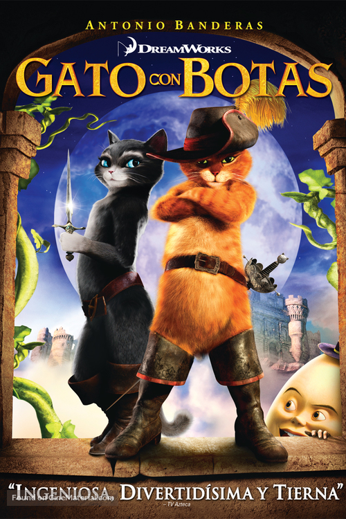 Puss in Boots - Mexican DVD movie cover