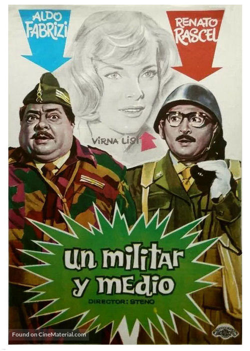 Un militare e mezzo - Spanish Movie Poster