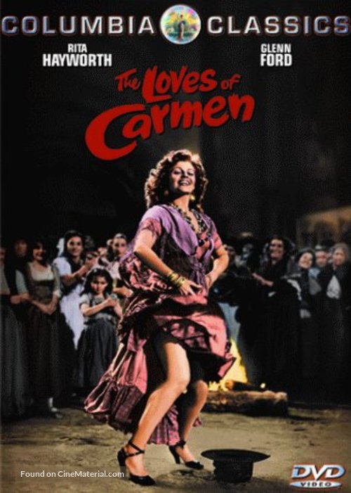 The Loves of Carmen - DVD movie cover