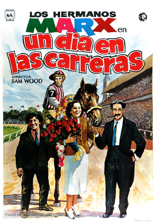 A Day at the Races - Spanish Movie Poster