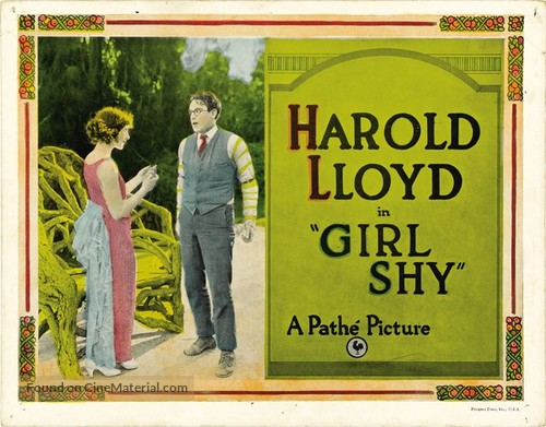 Girl Shy - Movie Poster