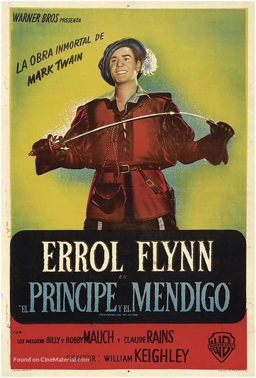 The Prince and the Pauper - Argentinian Movie Poster