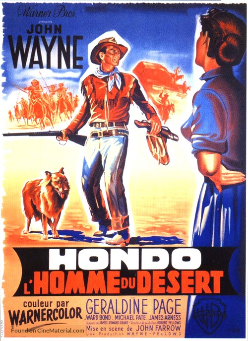 Hondo - French Movie Poster