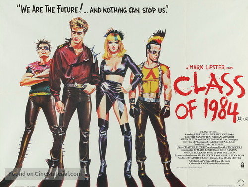 Class of 1984 - British Movie Poster
