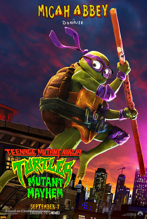 Teenage Mutant Ninja Turtles: Mutant Mayhem - Australian Movie Poster