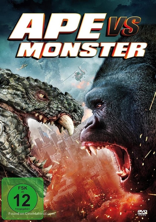 Ape vs. Monster - German Movie Cover