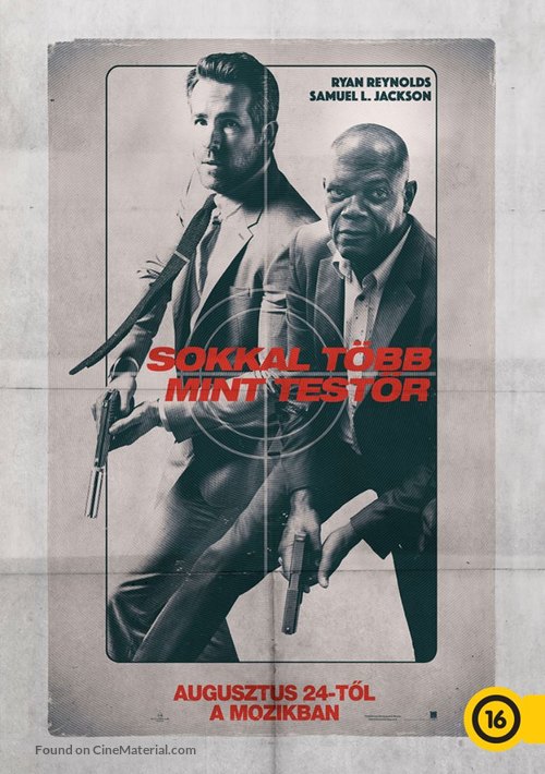 The Hitman&#039;s Bodyguard - Hungarian Movie Poster