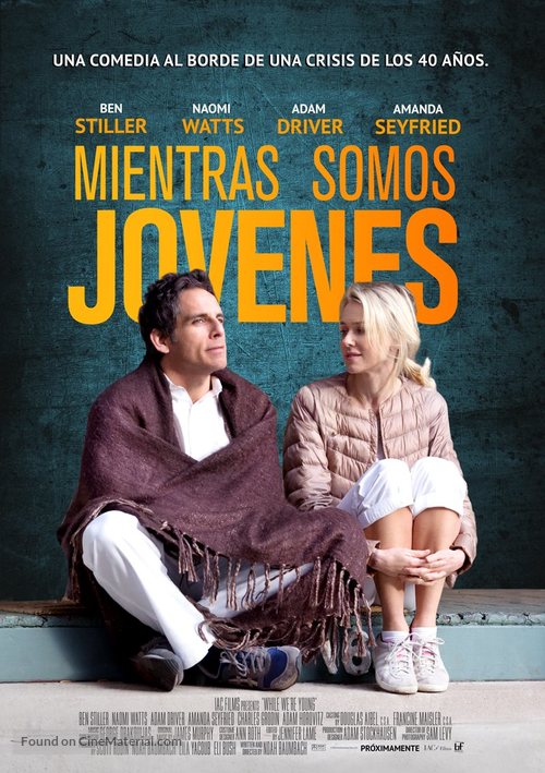 While We&#039;re Young - Mexican Movie Poster