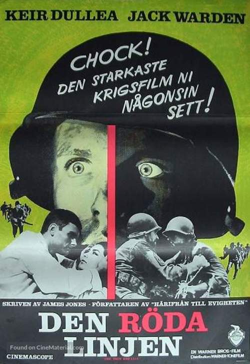 The Thin Red Line - Swedish Movie Poster