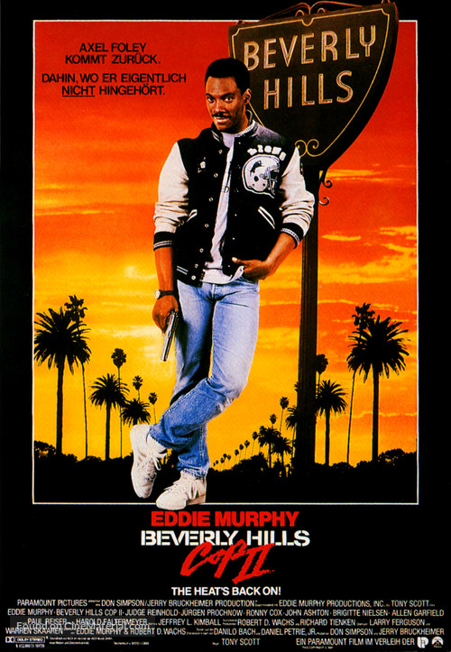 Beverly Hills Cop 2 - German Movie Poster