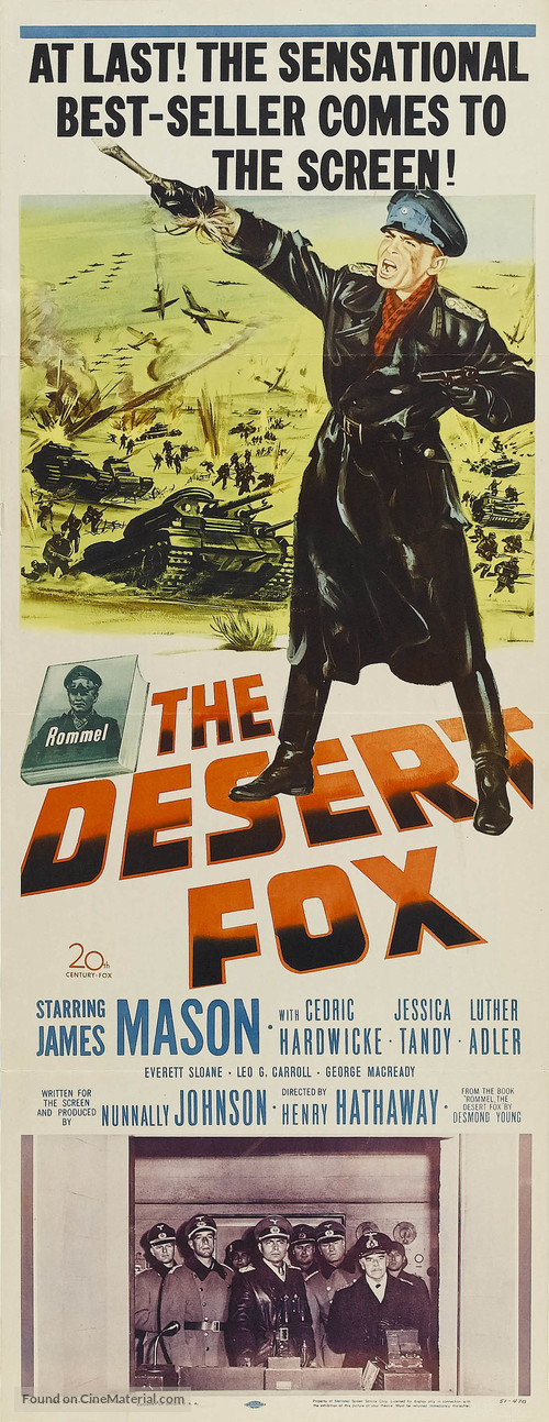 The Desert Fox: The Story of Rommel - Movie Poster