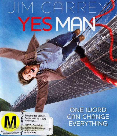 Yes Man - New Zealand Blu-Ray movie cover