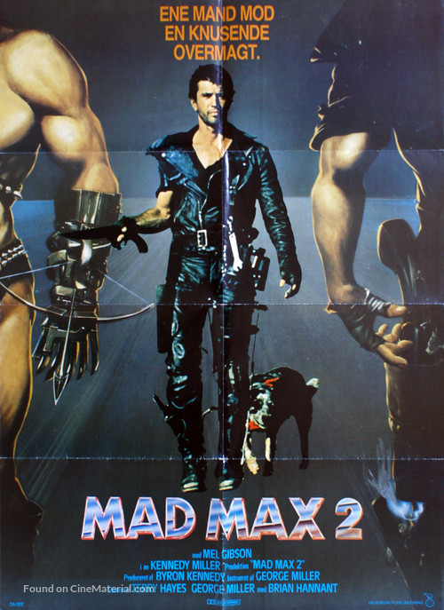 Mad Max 2 - Danish Movie Poster