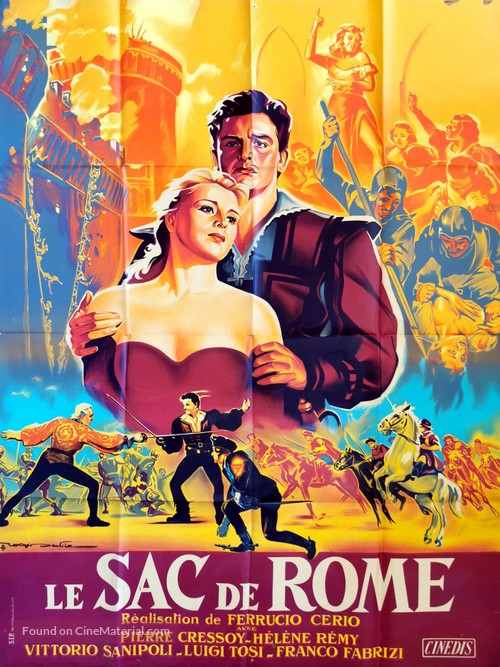 Il sacco di Roma - French Movie Poster