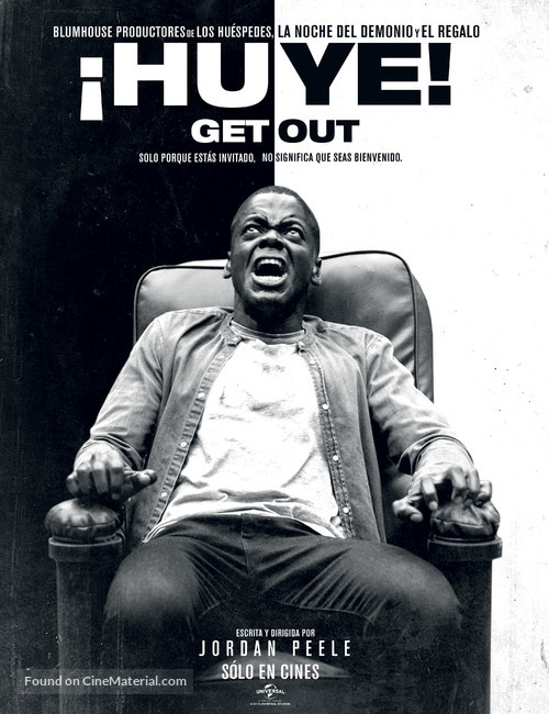 Get Out - Argentinian Movie Poster