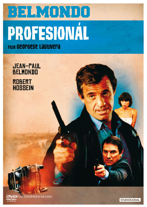 Le professionnel - Czech DVD movie cover