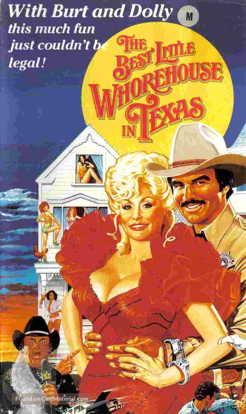 The Best Little Whorehouse in Texas - Australian VHS movie cover