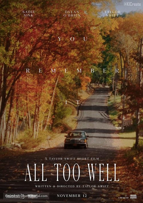 All Too Well: The Short Film - Movie Poster