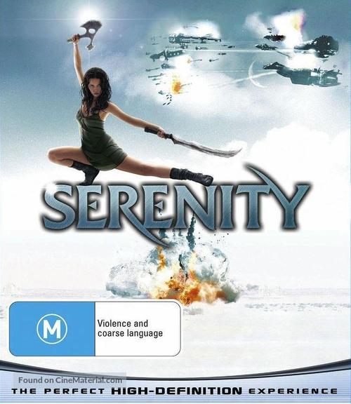 Serenity - Australian Blu-Ray movie cover