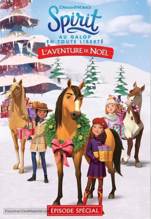Spirit Riding Free: Spirit of Christmas - French DVD movie cover
