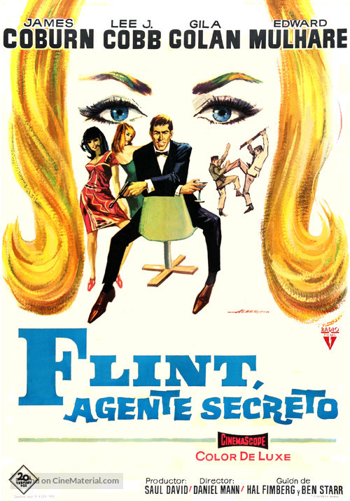 Our Man Flint - Spanish Movie Poster