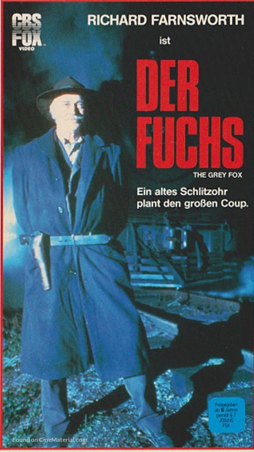 The Grey Fox - German VHS movie cover
