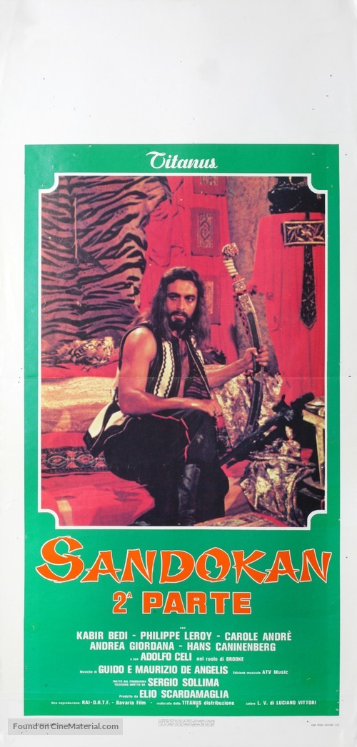 &quot;Sandokan&quot; - Italian Movie Poster