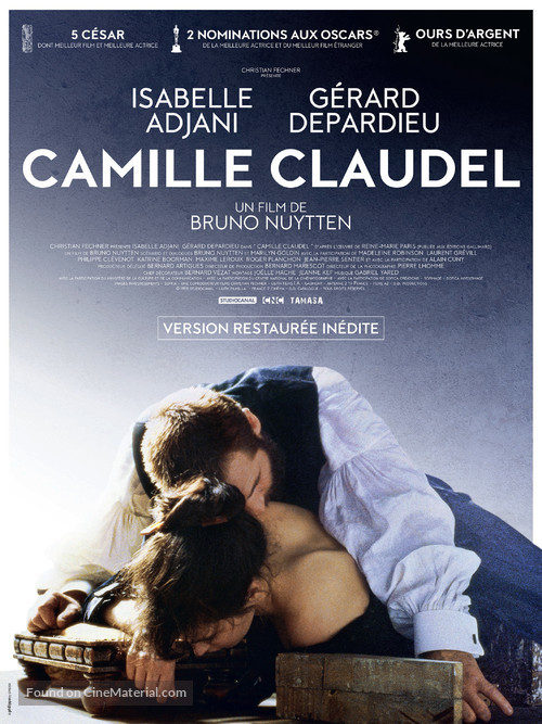 Camille Claudel - French Re-release movie poster