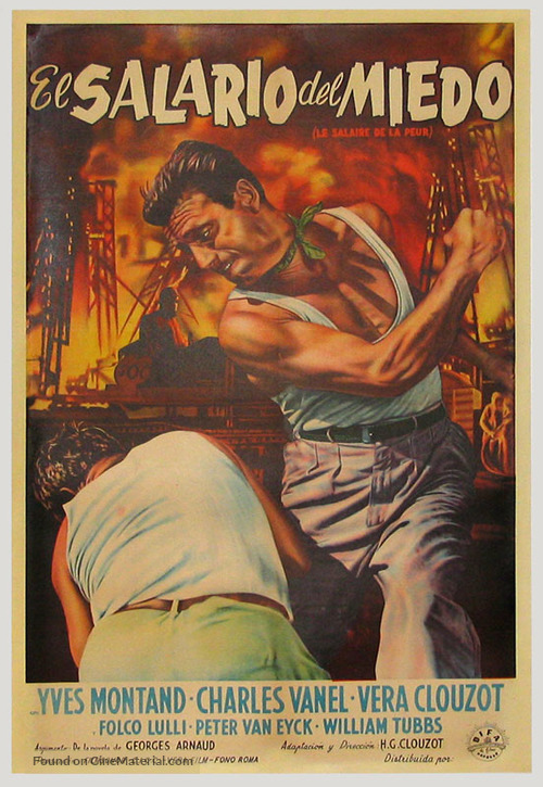Le salaire de la peur - Argentinian Movie Poster