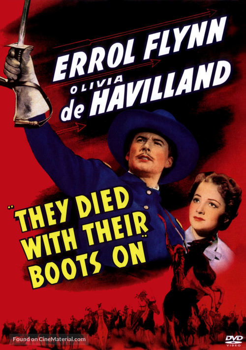 They Died with Their Boots On - DVD movie cover