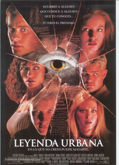 Urban Legend - Spanish Movie Poster