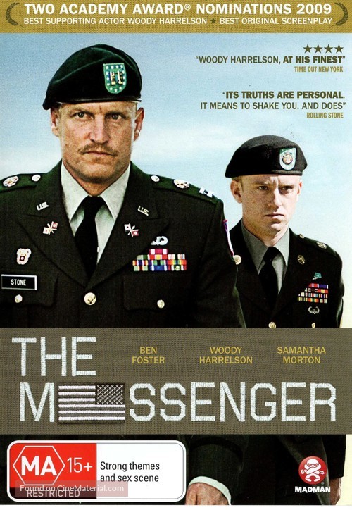 The Messenger - Australian DVD movie cover