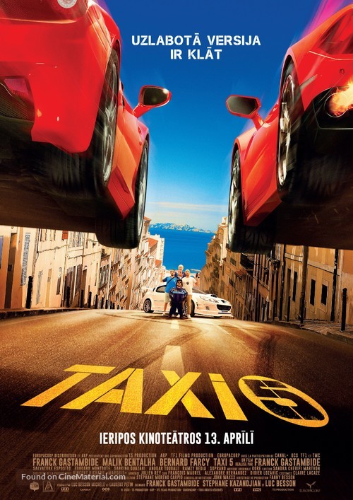 Taxi 5 - Latvian Movie Poster