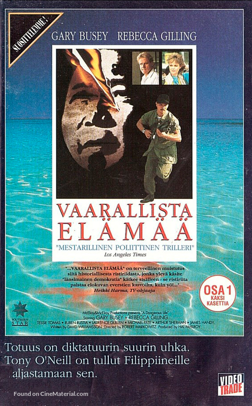 A Dangerous Life - Finnish VHS movie cover