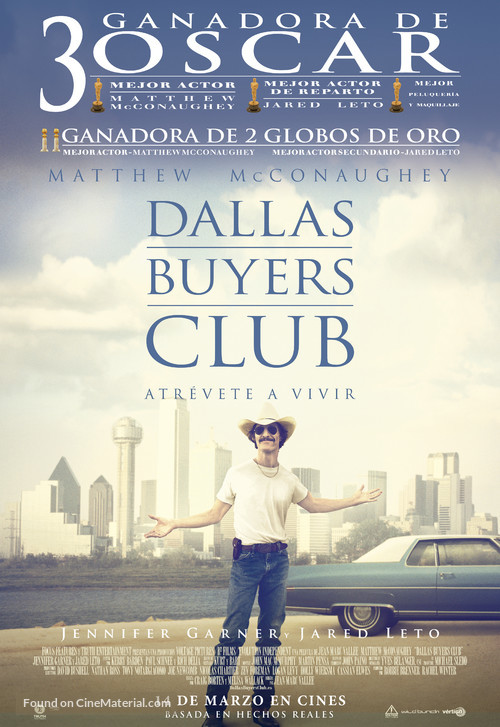 Dallas Buyers Club - Spanish Movie Poster
