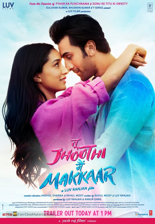 Tu Jhoothi Main Makkar - Indian Movie Poster