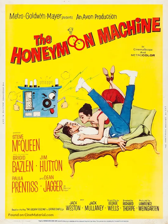 The Honeymoon Machine - Movie Poster