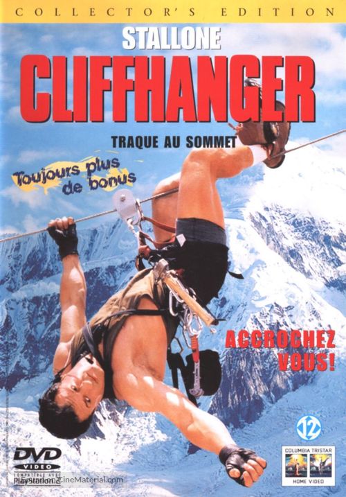 Cliffhanger - Belgian DVD movie cover