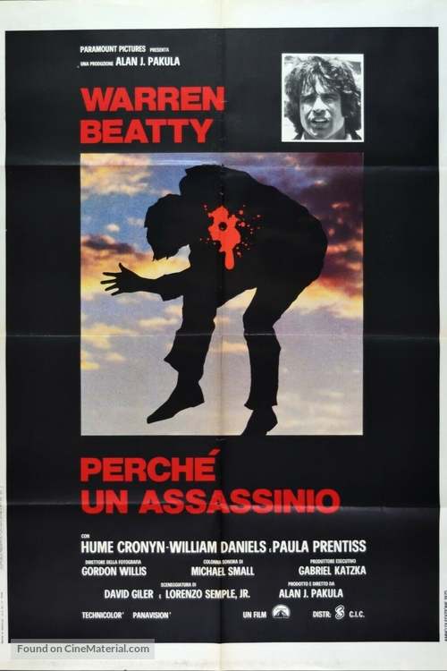 The Parallax View - Italian Movie Poster